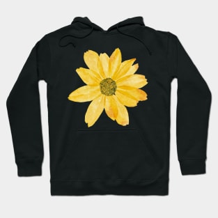 Little Yellow Daisy  Flower Hoodie